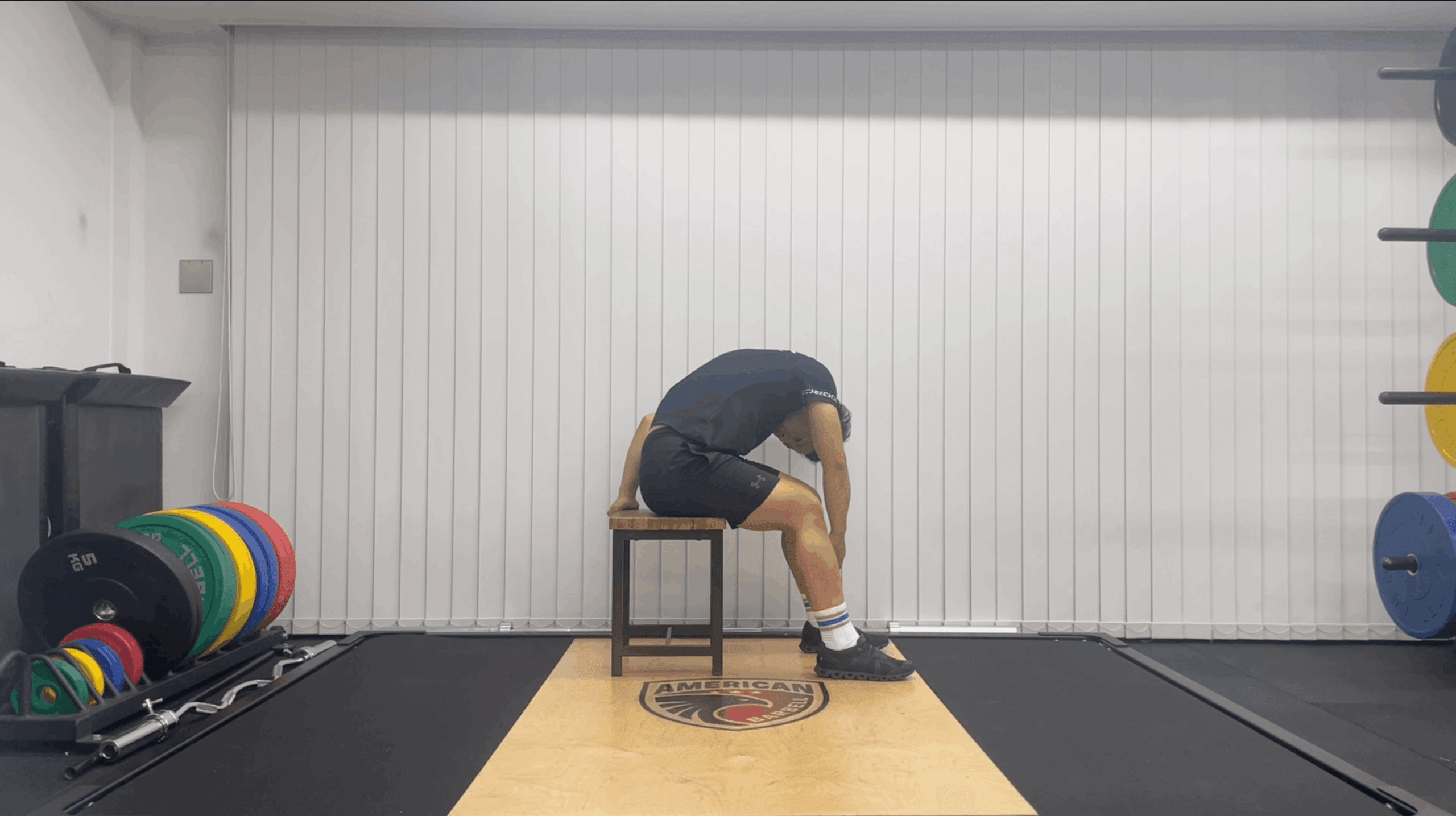 脊柱起立筋のストレッチ