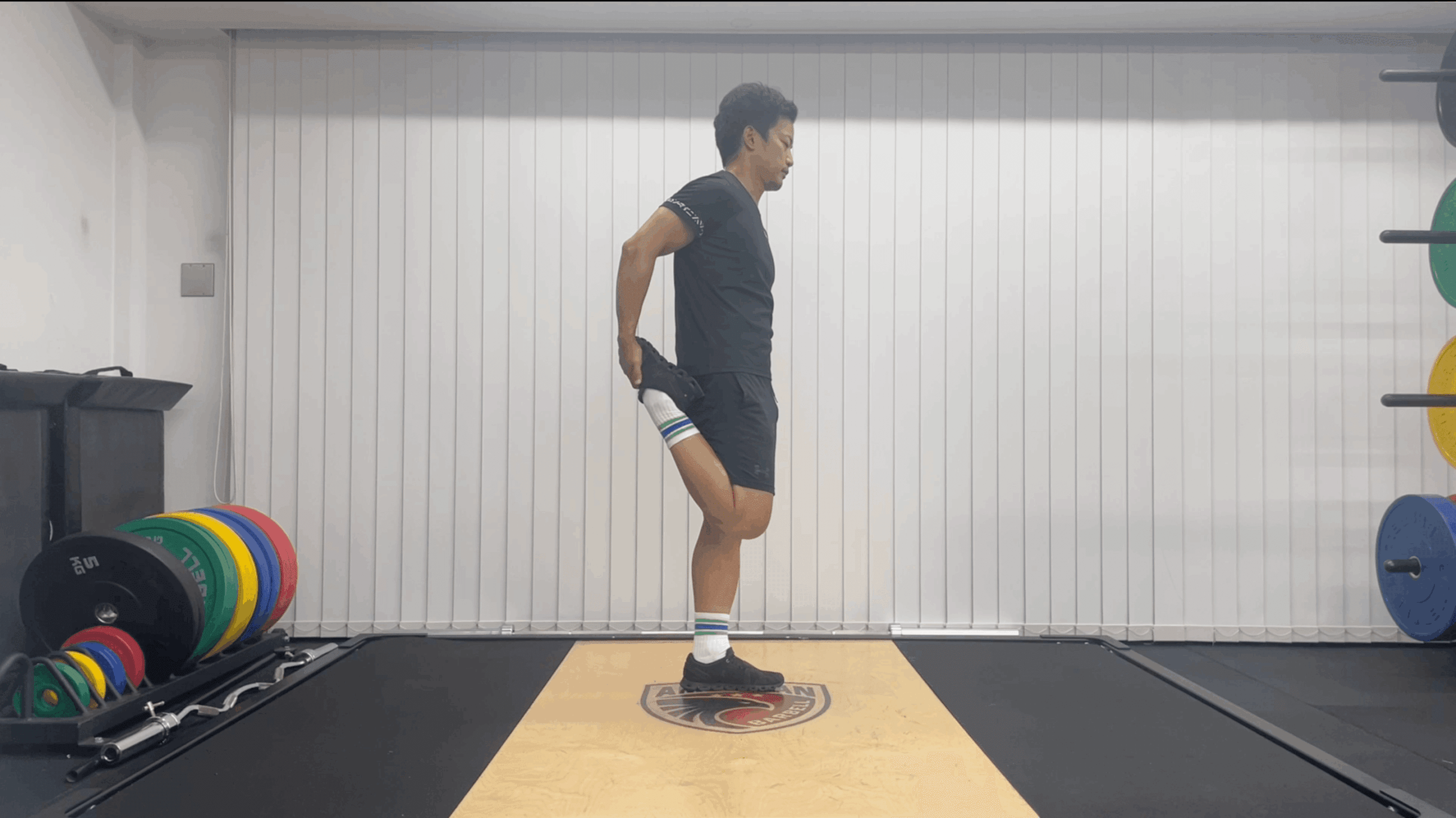 大腿四頭筋のストレッチ